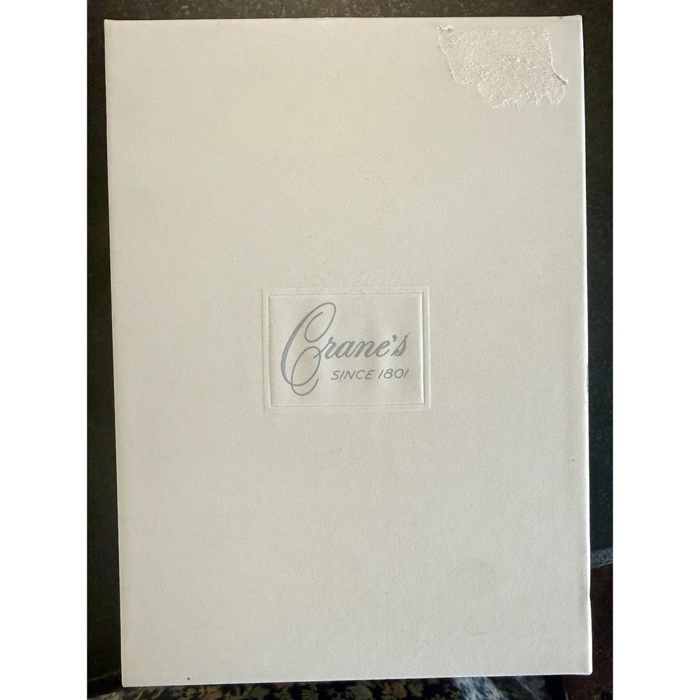 VTG Crane's stationery classic design Notecards Envelopes Stationary Set RN1513